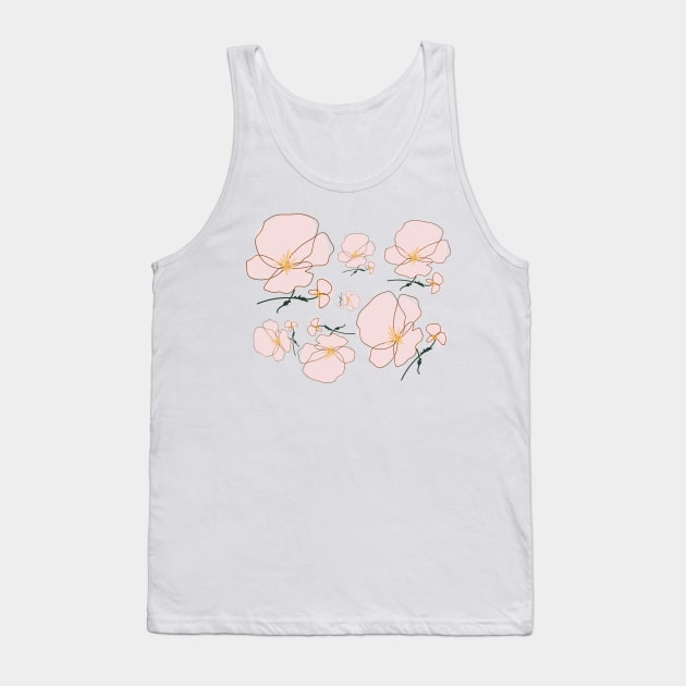 Wildflower Tank Top by AllPrintsAndArt